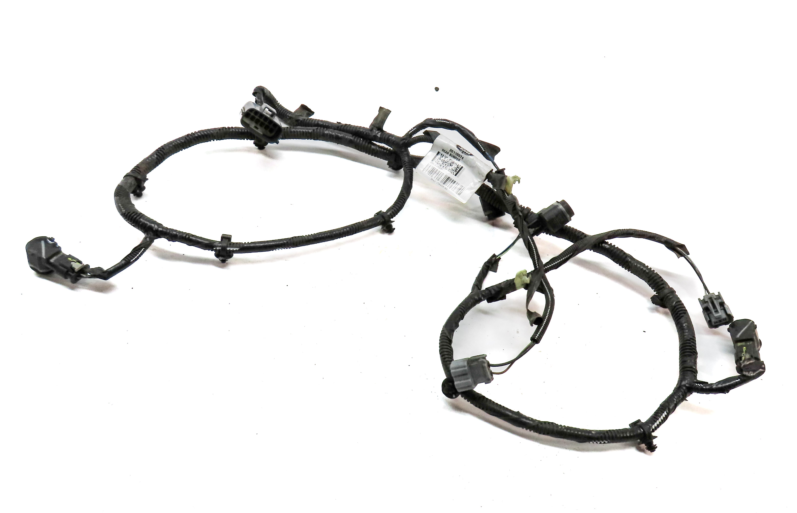 2015 LAND RANGE ROVER SPORT (L494) REAR PARK ASSIST PDC SENSOR SET/4 w/HARNESS — exact item pictured